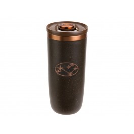 Subaru Gear Recycled Infinity Travel Mug 16 Oz Brown With Star