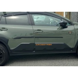 Subaru Black Door Cladding Four Piece Kit Fits Wilderness Edition