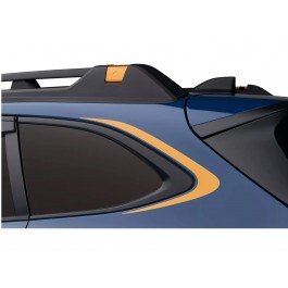 Subaru Exterior Decal Kit For Rear Side Windows Anodized