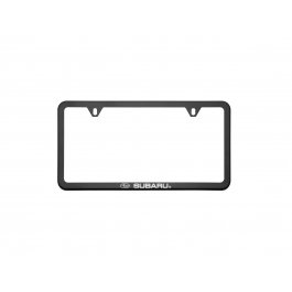 Subaru License Plate Frame - Subaru Logo Black - SOA342L153