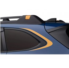 Subaru Lower Door Graphics Mountain Design Four Piece Decal For