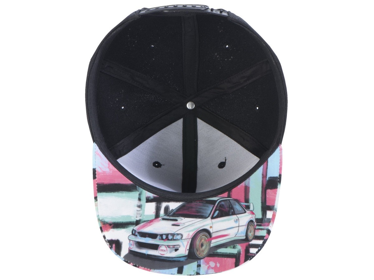 Subaru BuckIt Snap Back Hat Black With Bucky Lasek Design And