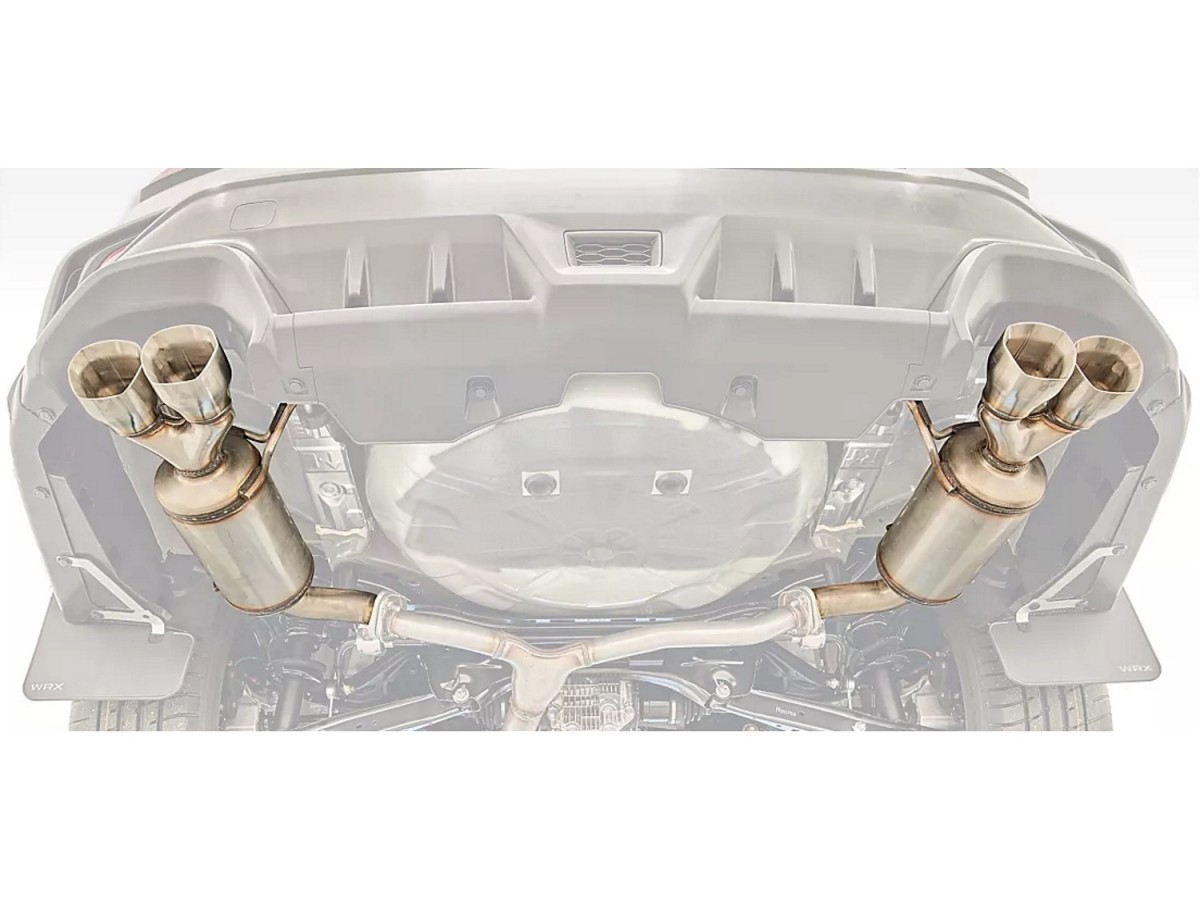 Subaru STI Performance Mufflers Stainless Steel With Quad