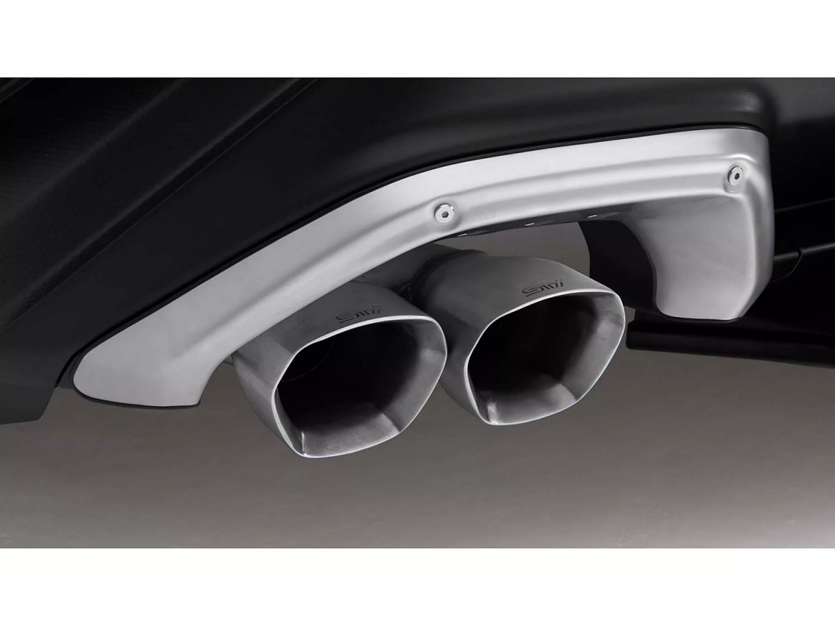 Subaru STI Performance Mufflers Stainless Steel With Quad Exhaust Tips