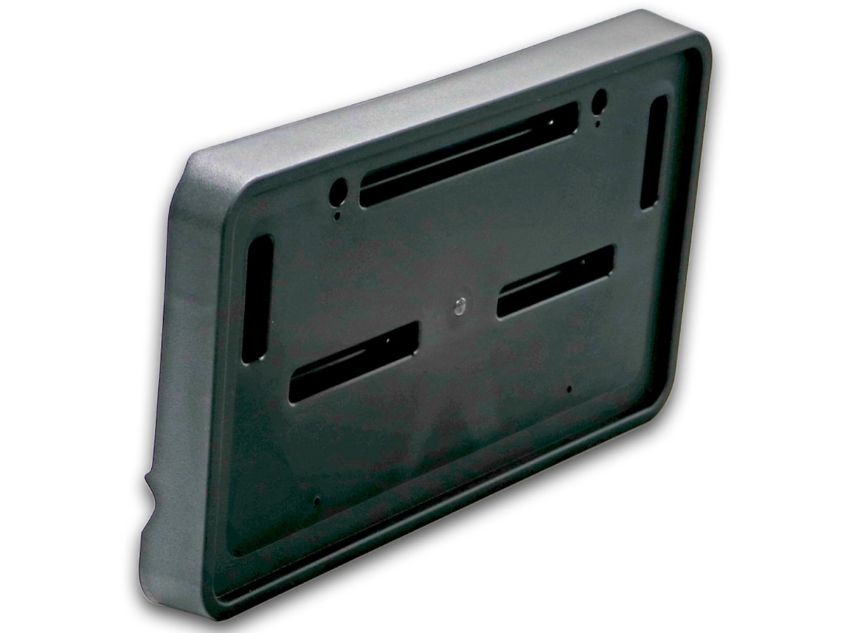 Subaru License Plate Bracket Black Molded For Front Bumper - 2.5i