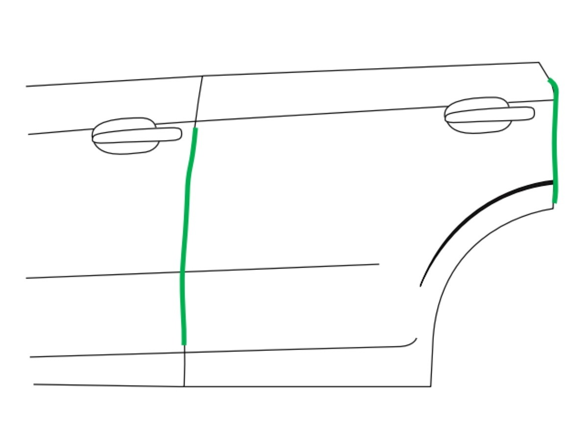 Subaru Door Edge Guards - Magnetite Gray Metallic - SOA801P020M3
