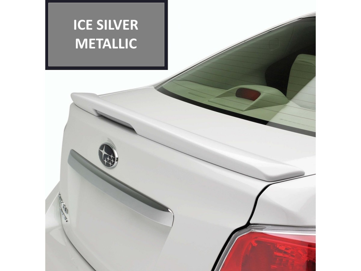 Subaru Rear Trunk Spoiler For Sedan Ice Silver Metallic