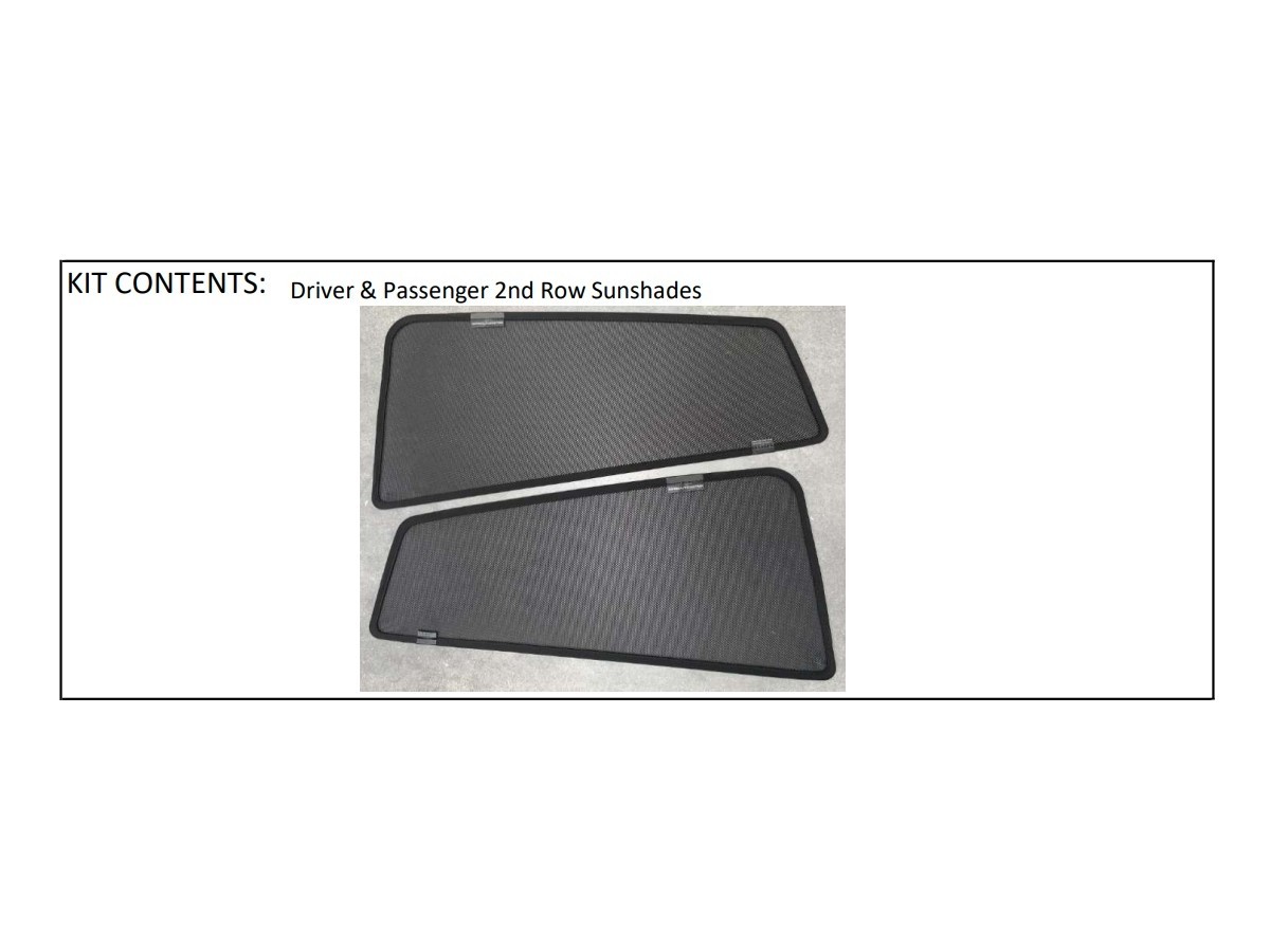 Subaru Window Sunshades Second Row - F501SFN000 | Subaru Parts Pros