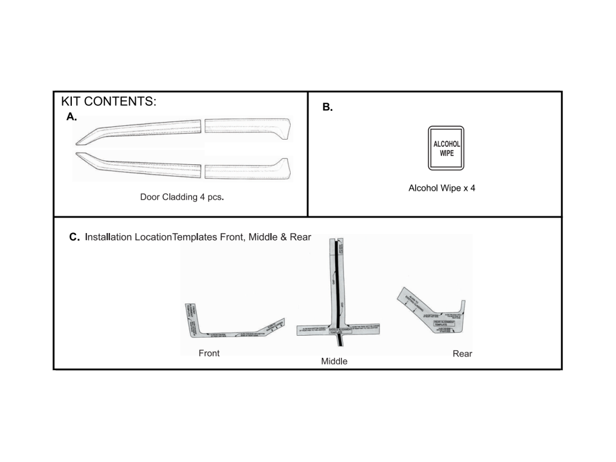 Subaru Door Cladding Black - J101SAN901 | Subaru Parts Pros