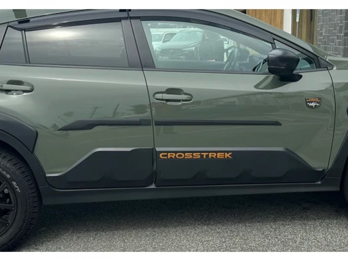 Subaru Black Door Cladding Four Piece Kit Fits Wilderness Edition