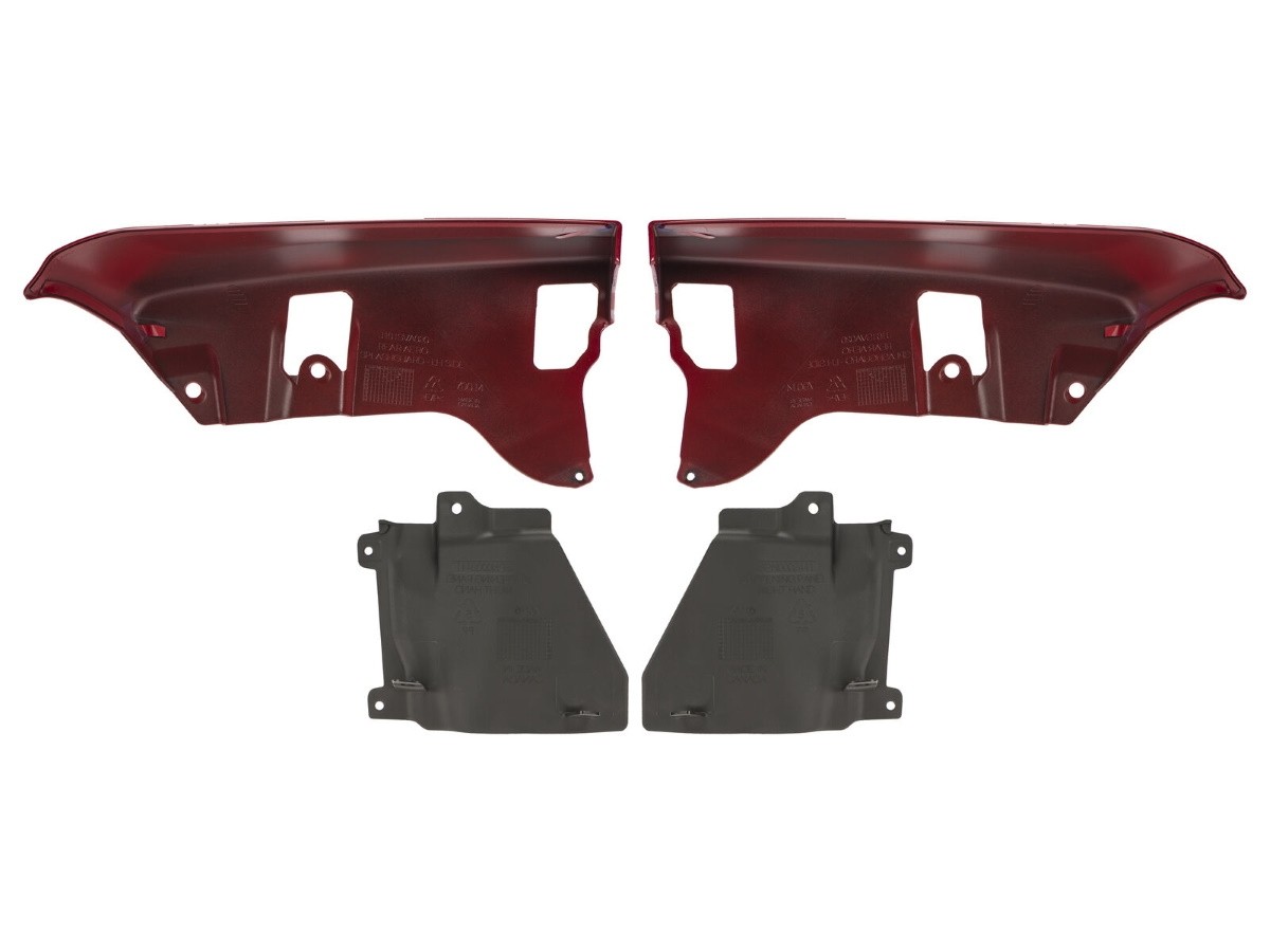 Subaru Splash Guard Kit - Rear Aero - Pure Red - J101SVA000T2