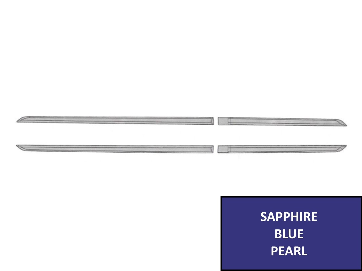 蕨様 Subaru Body Side Door Moldings Sapphire Blue Pearl - J101SWV000G8