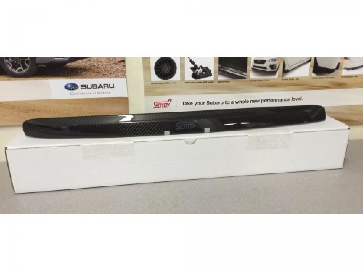Subaru Carbon Fiber Trunk Trim W/ STI Logo - J121SVA100 | Subaru