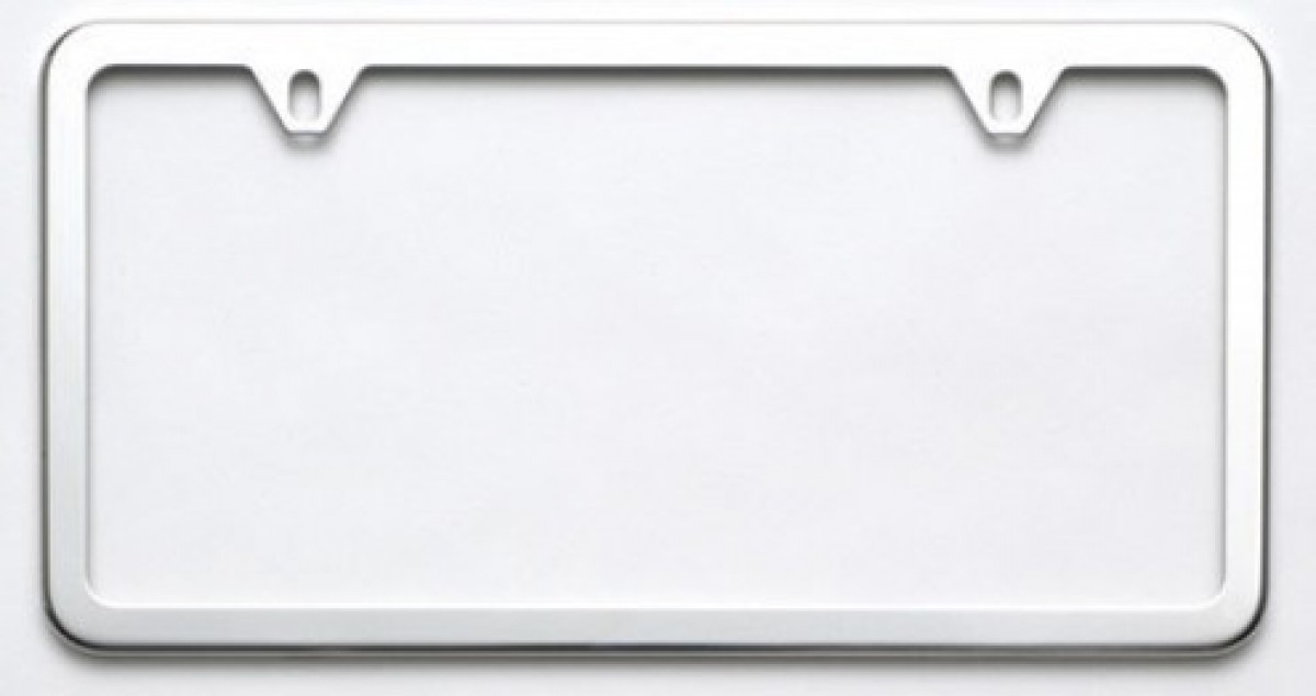 Subaru License Plate Frame Slimline Polished SOA342L104 Subaru