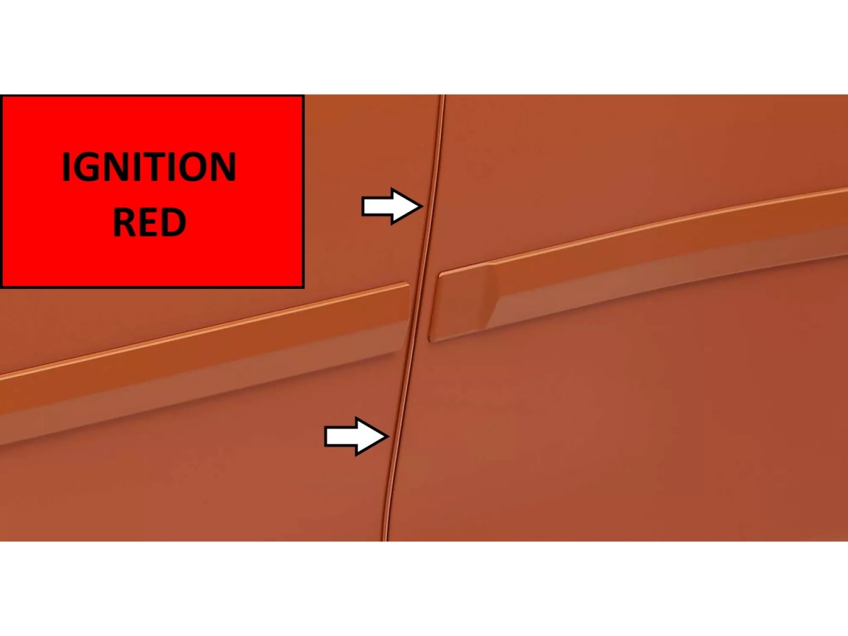 Subaru Door Edge Guards Ignition Red SOA801P080T7 Subaru Parts Pros