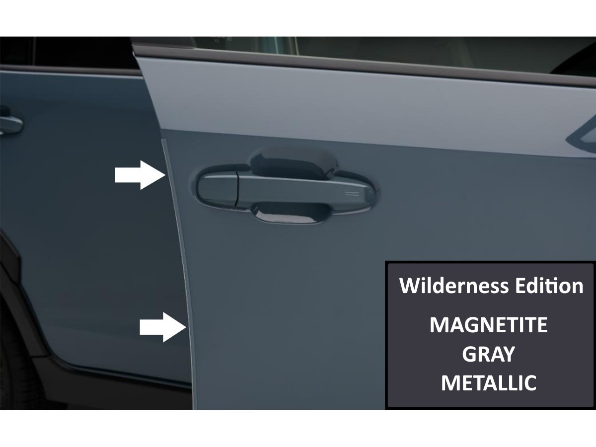 Subaru Door Edge Guards Magnetite Gray Metallic Kit Of Four For